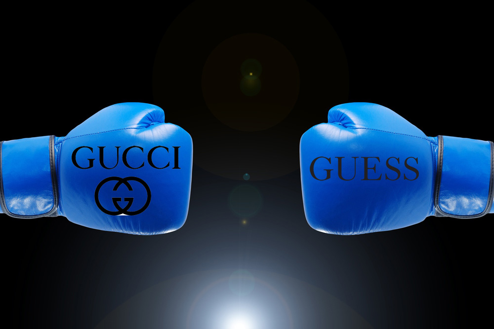 La battaglia legale del marchio Gucci contro Guess