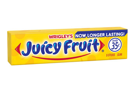 violazione del marchio Juicy Fruit: chewing gum o liquido per sigarette elettroniche?