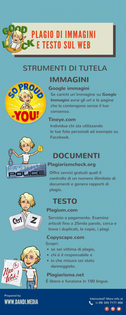 Plagio di immagini e contenuti web