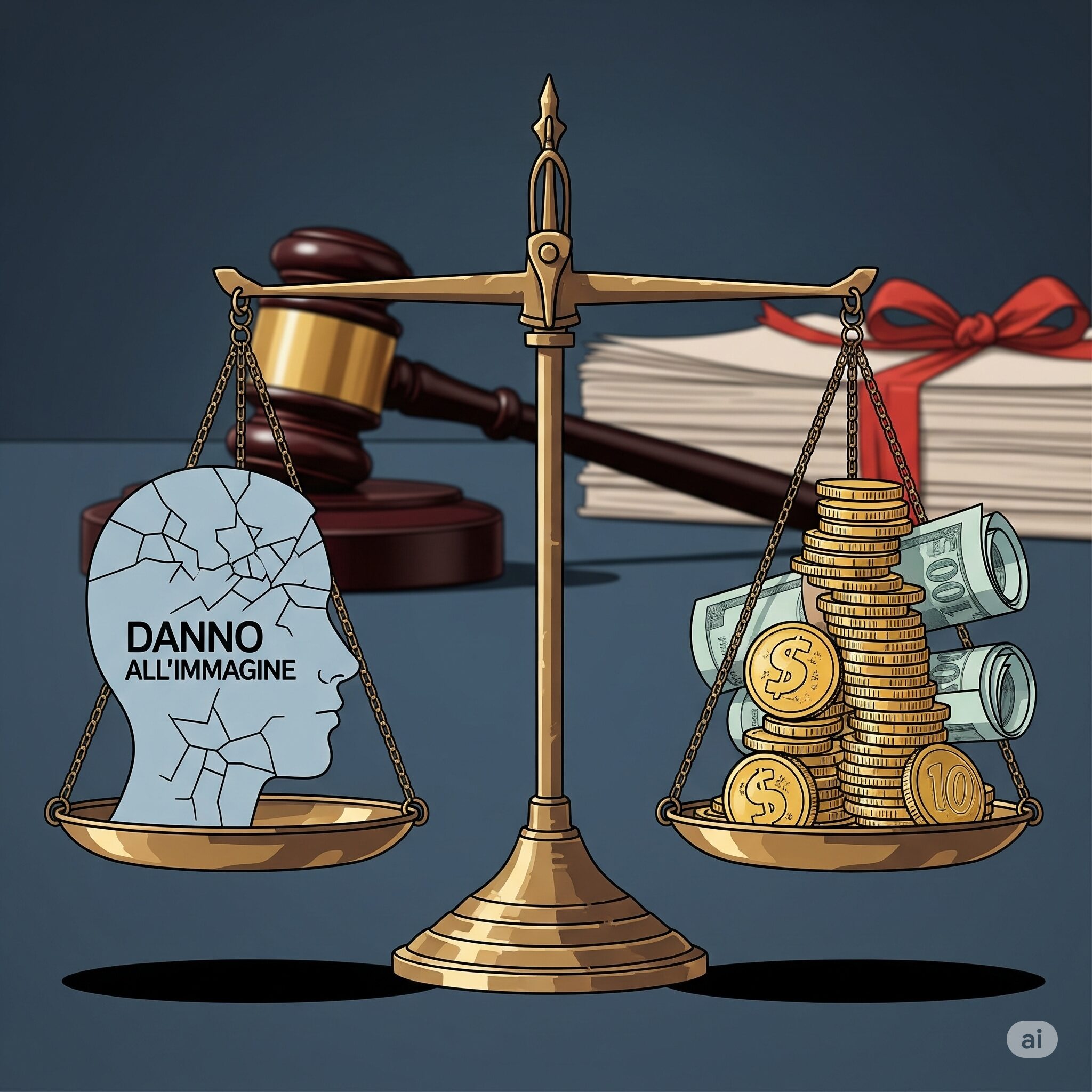 Danno all'immagine: come viene accertato e calcolato