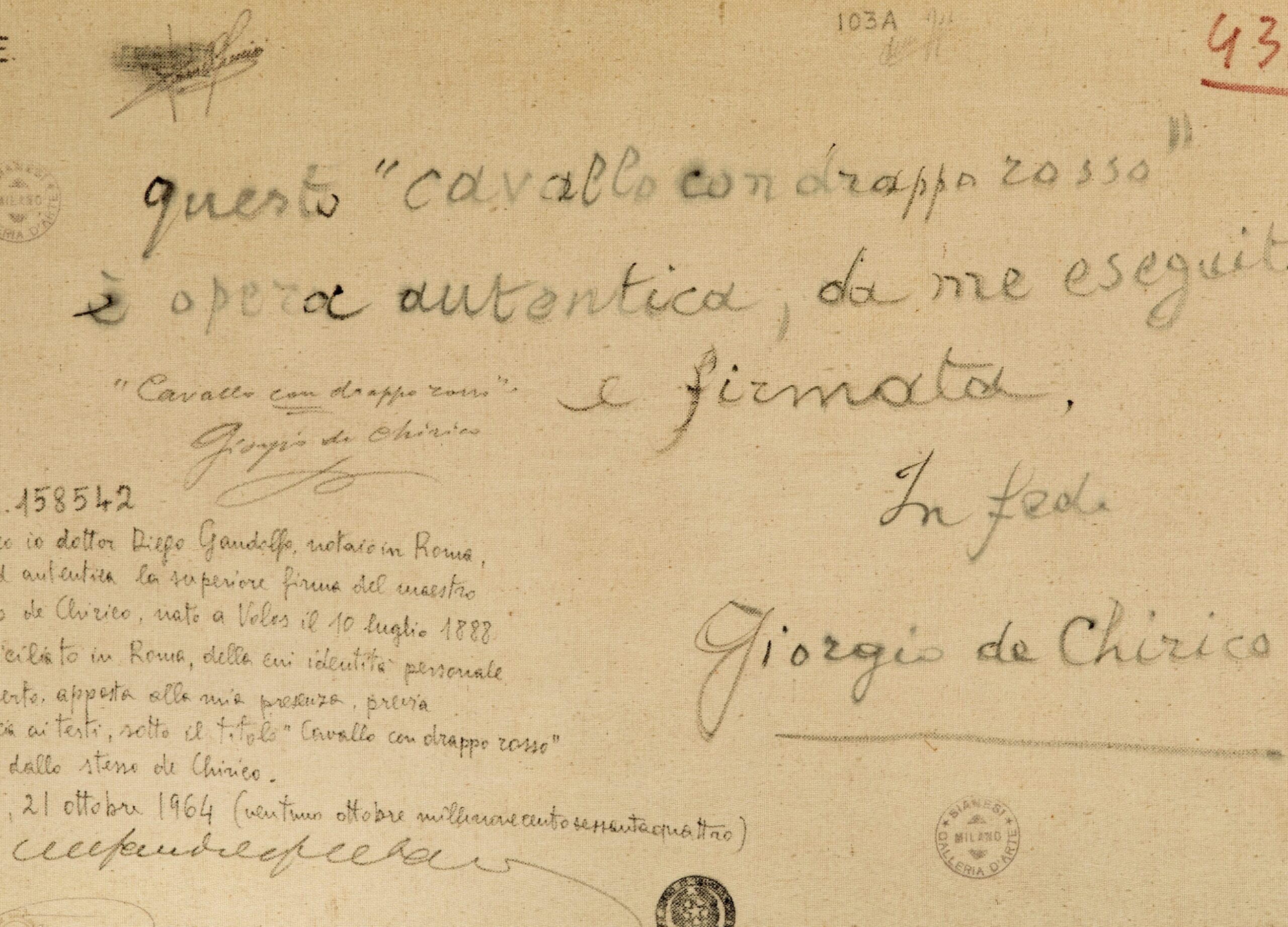 Certificazione di autenticità
