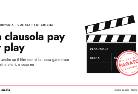 La clausola pay or play obbliga a pagare registi e attori anche se il film non si fa. Cosa garantisce, da quando scatta e perché in Italia conta di più (art. 2237 c.c.).