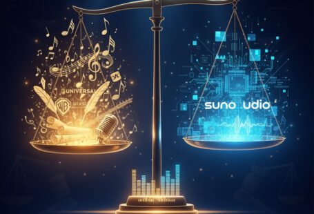 IA Generativa e Copyright musicale AI e copyright, musica generata da AI, Suno causa legale, Udio copyright, diritti d'autore AI, training AI musica, violazione copyright AI, RIAA Udio, editori musicali Suno, futuro copyright musica.