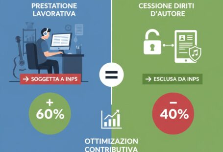 Cessione diritti d'autore INPS