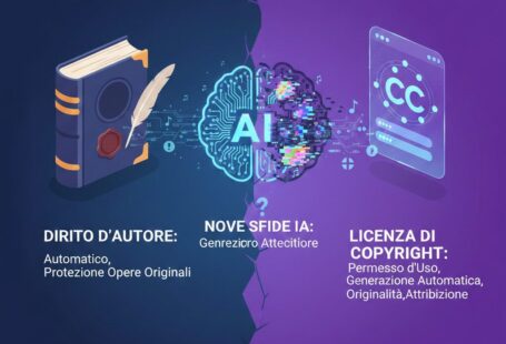 Licenza di copyright: differenze con il diritto d'autore e nuove sfide dell'IA